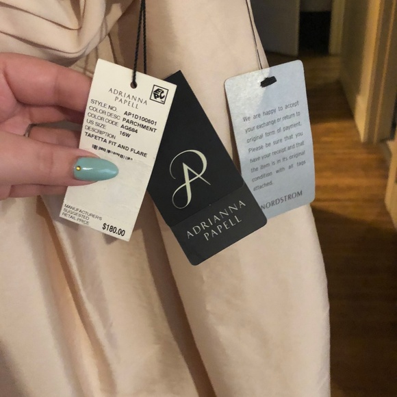 Adrianna Papell Blush Cocktail Dress - Picture 4 of 5